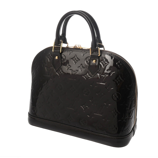 LOUIS VUITTON ルイヴィトン モノグラムヴェルニ アルマ PM アマラント M91611 レディース モノグラムヴェルニ ハンドバッグ Bランク 中古 銀蔵