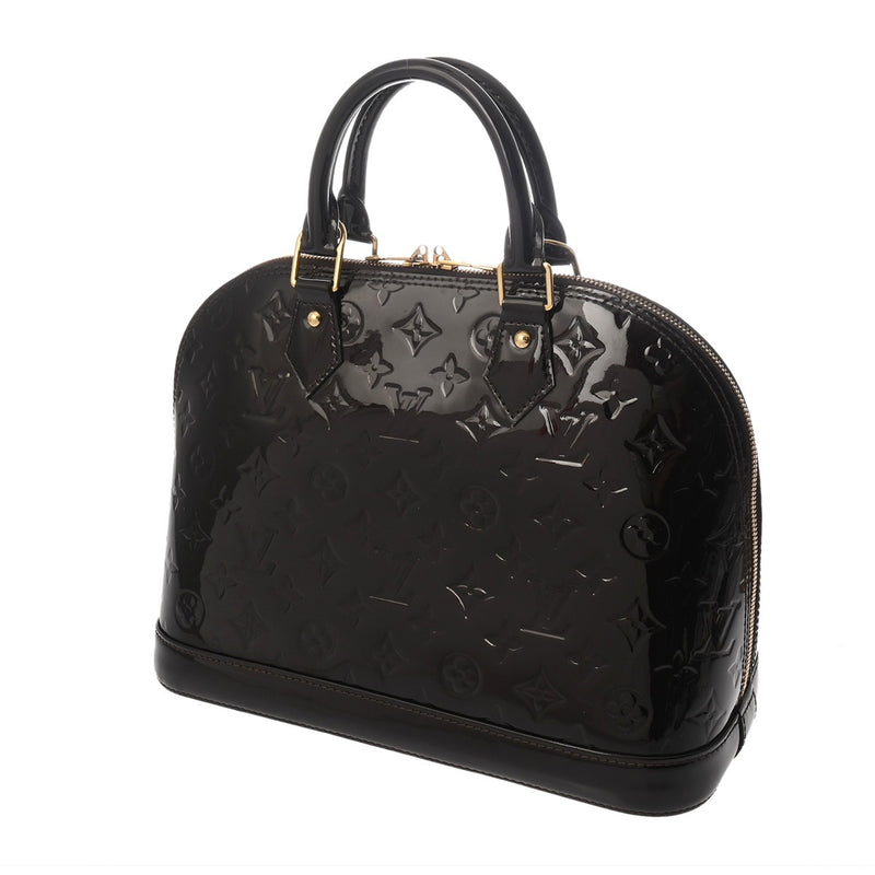 LOUIS VUITTON ルイヴィトン モノグラムヴェルニ アルマ PM アマラント M91611 レディース モノグラムヴェルニ ハンドバッグ Bランク 中古 銀蔵