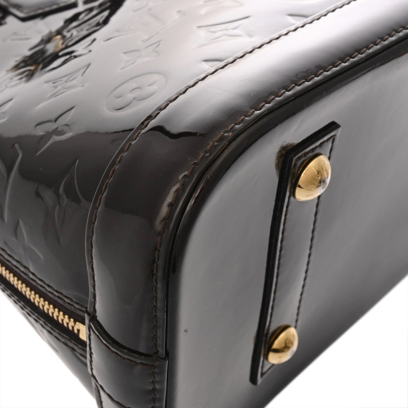 LOUIS VUITTON ルイヴィトン モノグラムヴェルニ アルマ PM アマラント M91611 レディース モノグラムヴェルニ ハンドバッグ Bランク 中古 銀蔵