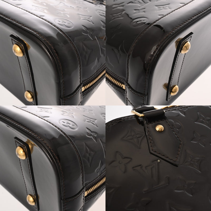 LOUIS VUITTON ルイヴィトン モノグラムヴェルニ アルマ PM アマラント M91611 レディース モノグラムヴェルニ ハンドバッグ Bランク 中古 銀蔵