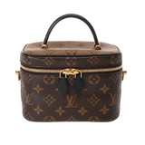 LOUIS VUITTON ルイヴィトン モノグラムリバース ヴァニティ NV PM 旧型 ブラウン M45165 レディース モノグラムキャンバス バニティバッグ Aランク 中古 銀蔵