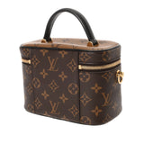 LOUIS VUITTON ルイヴィトン モノグラムリバース ヴァニティ NV PM 旧型 ブラウン M45165 レディース モノグラムキャンバス バニティバッグ Aランク 中古 銀蔵