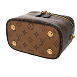 LOUIS VUITTON ルイヴィトン モノグラムリバース ヴァニティ NV PM 旧型 ブラウン M45165 レディース モノグラムキャンバス バニティバッグ Aランク 中古 銀蔵