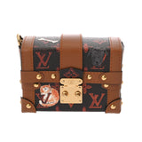 LOUIS VUITTON ルイヴィトン キャットグラム エッセンシャルトランク ブラウン M63892 ユニセックス モノグラムキャンバス レザー チャーム Aランク 中古 銀蔵