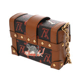 LOUIS VUITTON ルイヴィトン キャットグラム エッセンシャルトランク ブラウン M63892 ユニセックス モノグラムキャンバス レザー チャーム Aランク 中古 銀蔵