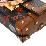 LOUIS VUITTON ルイヴィトン キャットグラム エッセンシャルトランク ブラウン M63892 ユニセックス モノグラムキャンバス レザー チャーム Aランク 中古 銀蔵