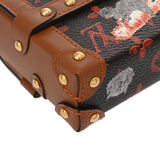 LOUIS VUITTON ルイヴィトン キャットグラム エッセンシャルトランク ブラウン M63892 ユニセックス モノグラムキャンバス レザー チャーム Aランク 中古 銀蔵