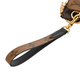 LOUIS VUITTON ルイヴィトン モノグラムリバース ジャイアントリバース ポシェットトリオ ブラウン/キャメル系 M68756 レディース モノグラムキャンバス ポーチ Aランク 中古 銀蔵