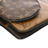 LOUIS VUITTON ルイヴィトン モノグラムリバース ジャイアントリバース ポシェットトリオ ブラウン/キャメル系 M68756 レディース モノグラムキャンバス ポーチ Aランク 中古 銀蔵