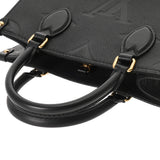 LOUIS VUITTON ルイヴィトン モノグラムアンプラント オンザゴー PM 2WAY ノワール M45653 レディース レザー ハンドバッグ Aランク 中古 銀蔵
