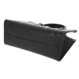 LOUIS VUITTON ルイヴィトン モノグラムアンプラント オンザゴー PM 2WAY ノワール M45653 レディース レザー ハンドバッグ Aランク 中古 銀蔵