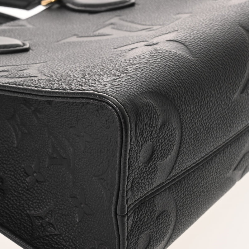 LOUIS VUITTON ルイヴィトン モノグラムアンプラント オンザゴー PM 2WAY ノワール M45653 レディース レザー ハンドバッグ Aランク 中古 銀蔵