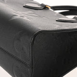 LOUIS VUITTON ルイヴィトン モノグラムアンプラント オンザゴー PM 2WAY ノワール M45653 レディース レザー ハンドバッグ Aランク 中古 銀蔵