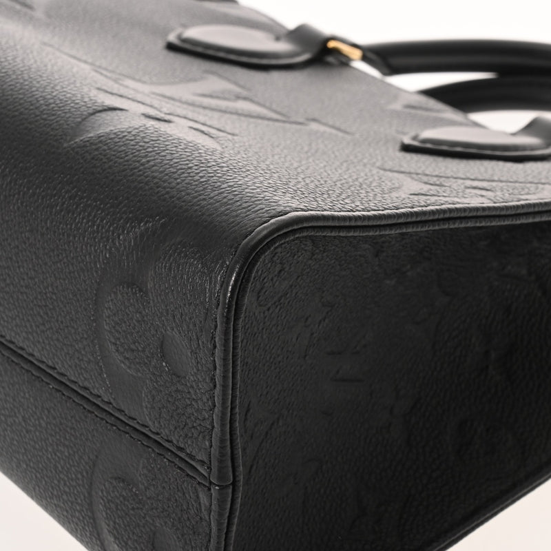 LOUIS VUITTON ルイヴィトン モノグラムアンプラント オンザゴー PM 2WAY ノワール M45653 レディース レザー ハンドバッグ Aランク 中古 銀蔵