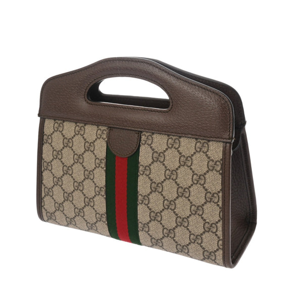 GUCCI グッチ オフィディア 2WAY ハンドバッグ ベージュ 693724 レディース GGスプリームキャンバス レザー ハンドバッグ Aランク 中古 銀蔵