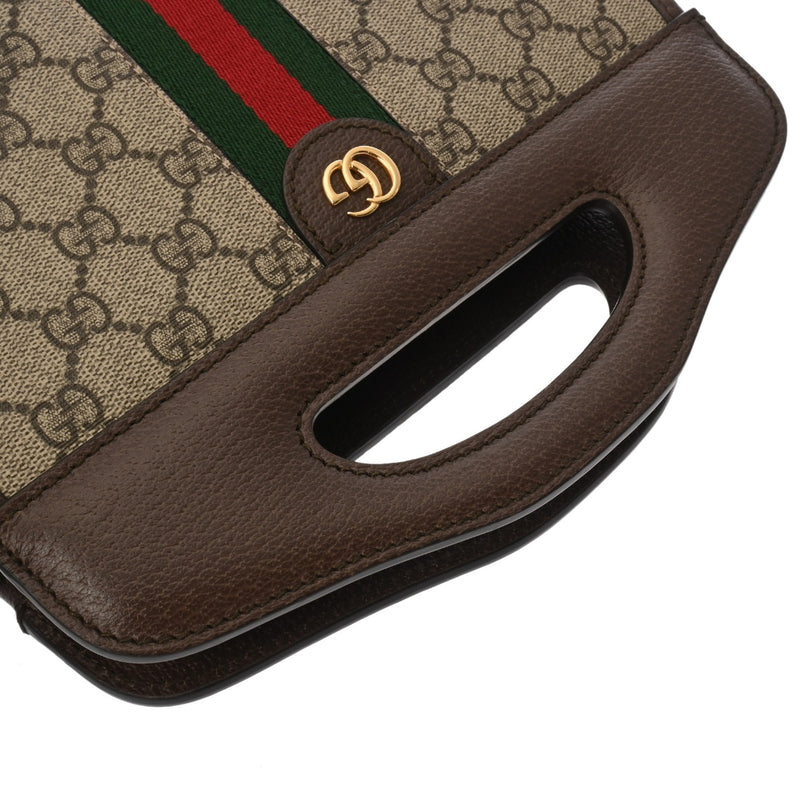 GUCCI グッチ オフィディア 2WAY ハンドバッグ ベージュ 693724 レディース GGスプリームキャンバス レザー ハンドバッグ Aランク 中古 銀蔵