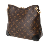 LOUIS VUITTON ルイヴィトン モノグラム オデオン NM PM ノワール M45353 レディース モノグラムキャンバス ショルダーバッグ Aランク 中古 銀蔵