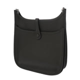 HERMES エルメス エブリン エヴリン3 PM グラファイト W刻印(2024年頃) ユニセックス トリヨンクレマンス ショルダーバッグ 新同 中古 銀蔵