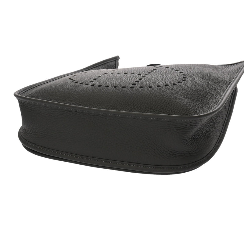 HERMES エルメス エブリン エヴリン3 PM グラファイト W刻印(2024年頃) ユニセックス トリヨンクレマンス ショルダーバッグ 新同 中古 銀蔵