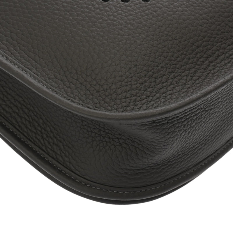 HERMES エルメス エブリン エヴリン3 PM グラファイト W刻印(2024年頃) ユニセックス トリヨンクレマンス ショルダーバッグ 新同 中古 銀蔵