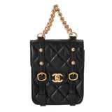 CHANEL シャネル マトラッセ 2WAY チェーンショルダー ブラック AS2695 レディース カーフ ショルダーバッグ Aランク 中古 銀蔵