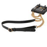 CHANEL シャネル マトラッセ 2WAY チェーンショルダー ブラック AS2695 レディース カーフ ショルダーバッグ Aランク 中古 銀蔵