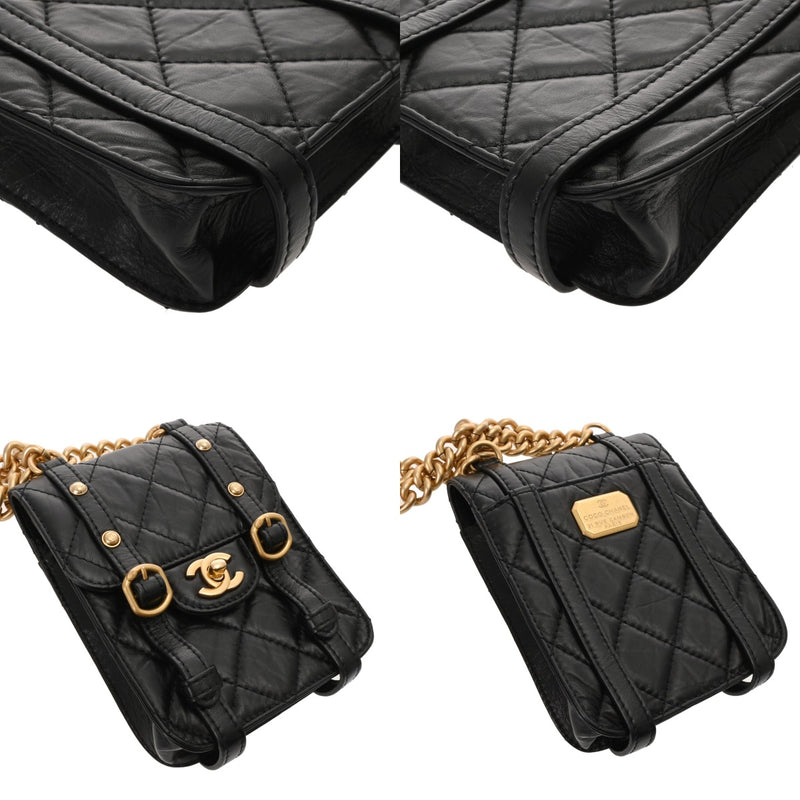 CHANEL シャネル マトラッセ 2WAY チェーンショルダー ブラック AS2695 レディース カーフ ショルダーバッグ Aランク 中古 銀蔵