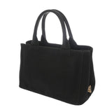 PRADA プラダ カナパ ミニ ブラック 1BG439 レディース キャンバス ハンドバッグ ABランク 中古 銀蔵