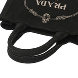 PRADA プラダ カナパ ミニ ブラック 1BG439 レディース キャンバス ハンドバッグ ABランク 中古 銀蔵