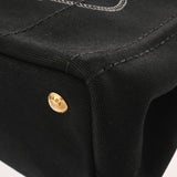 PRADA プラダ カナパ ミニ ブラック 1BG439 レディース キャンバス ハンドバッグ ABランク 中古 銀蔵