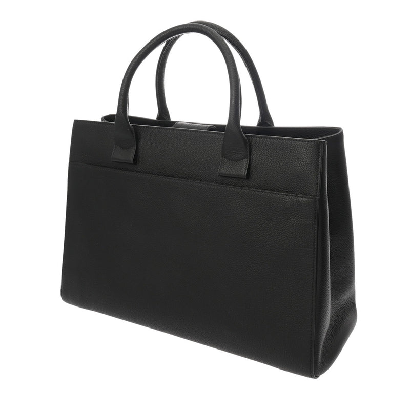 CHANEL シャネル エグゼクティブ ラージ ショッピングバッグ ブラック A69931 レディース レザー ハンドバッグ ABランク 中古 銀蔵