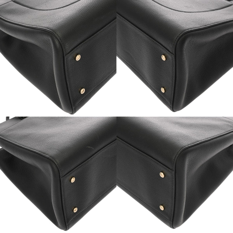 CHANEL シャネル エグゼクティブ ラージ ショッピングバッグ ブラック A69931 レディース レザー ハンドバッグ ABランク 中古 銀蔵