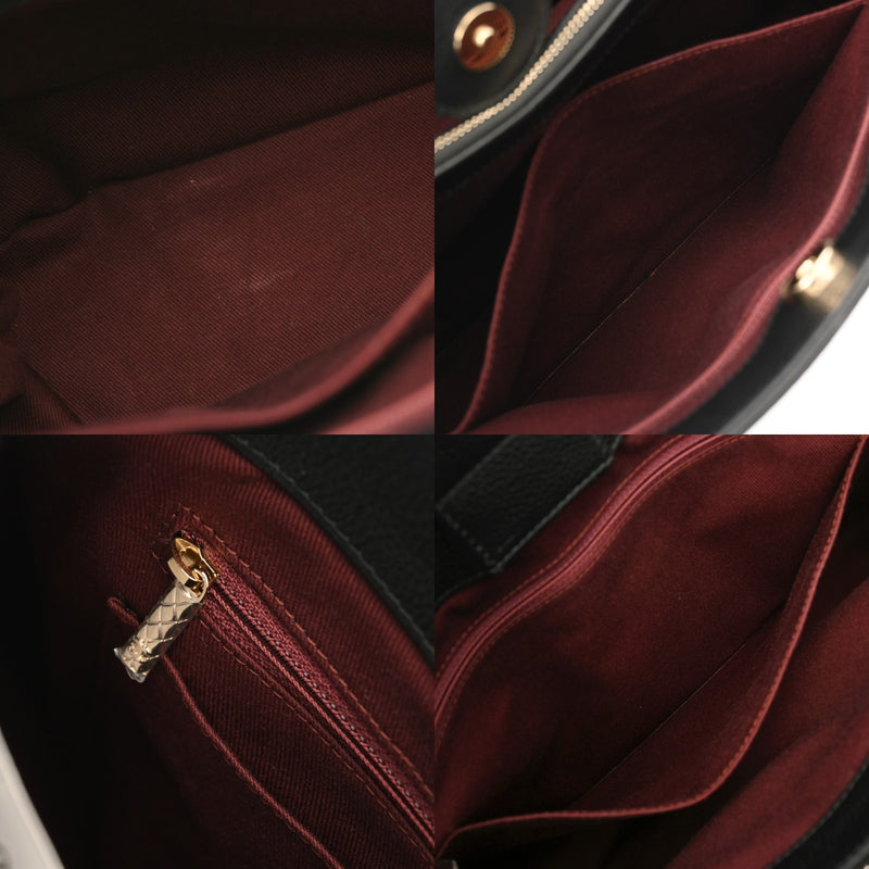 CHANEL シャネル エグゼクティブ ラージ ショッピングバッグ ブラック A69931 レディース レザー ハンドバッグ ABランク 中古 銀蔵