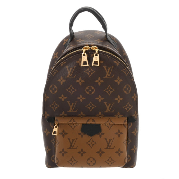 LOUIS VUITTON ルイヴィトン モノグラム パームスプリングス PM 新型 ブラウン M44870 レディース モノグラムキャンバス リュック・デイパック Aランク 中古 銀蔵