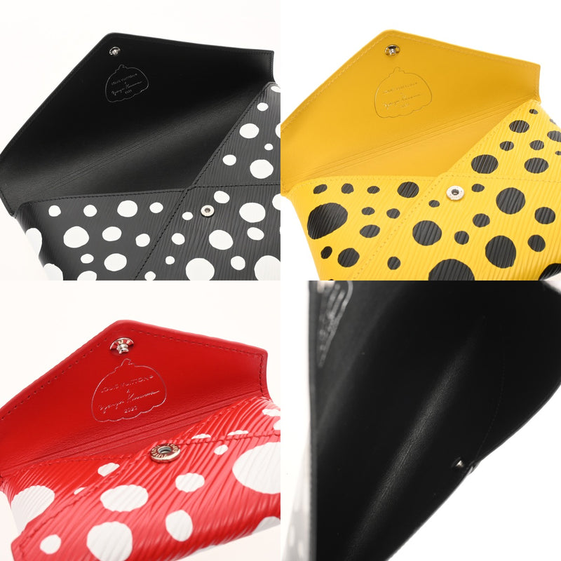LOUIS VUITTON ルイヴィトン エピ ポシェットキリガミ 草間彌生 コラボ マルチカラー M81959 レディース レザー アクセサリーポーチ Aランク 中古 銀蔵