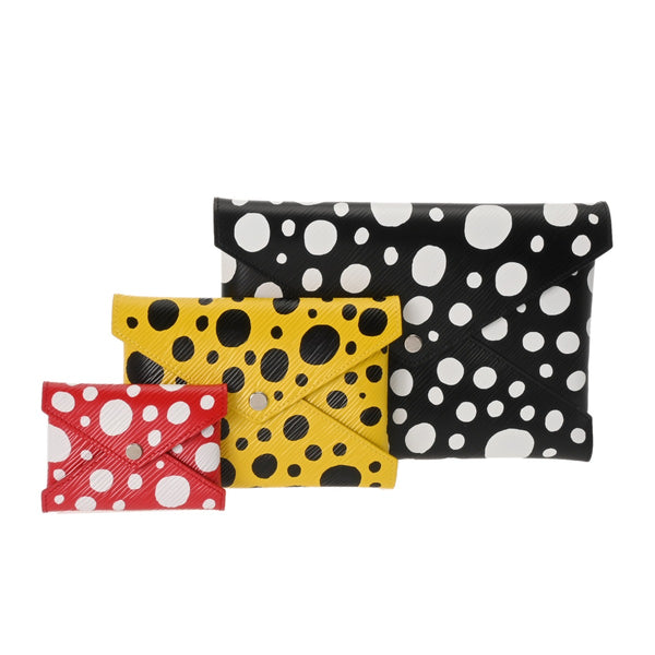 LOUIS VUITTON ルイヴィトン エピ ポシェットキリガミ 草間彌生 コラボ マルチカラー M81959 レディース レザー アクセサリーポーチ Aランク 中古 銀蔵