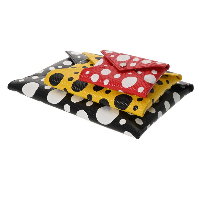 LOUIS VUITTON ルイヴィトン エピ ポシェットキリガミ 草間彌生 コラボ マルチカラー M81959 レディース レザー アクセサリーポーチ Aランク 中古 銀蔵