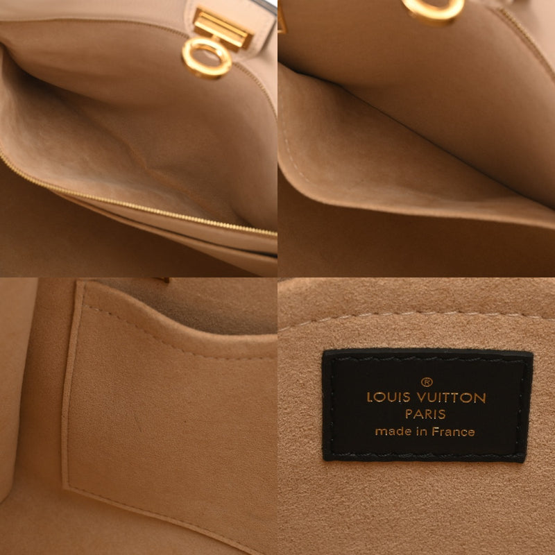 LOUIS VUITTON ルイヴィトン モノグラム オンマイサイド MM ルージュピラット M53824 レディース カーフレザー/モノグラムキャンバス 2WAYバッグ Aランク 中古 銀蔵