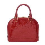 LOUIS VUITTON ルイヴィトン モノグラムヴェルニ アルマ BB ポムダムール M91606 レディース モノグラムヴェルニ ハンドバッグ ABランク 中古 銀蔵