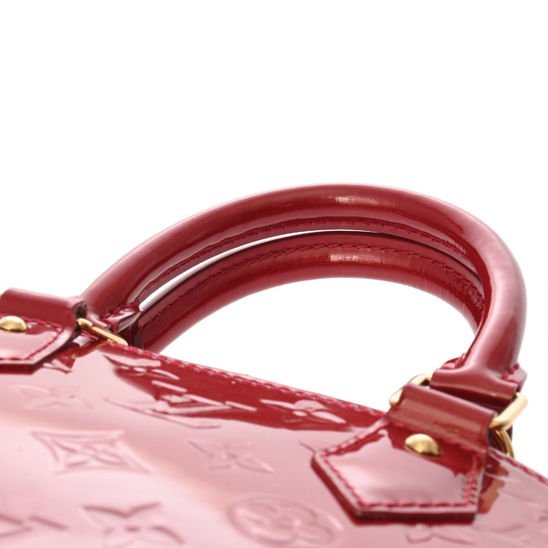 LOUIS VUITTON ルイヴィトン モノグラムヴェルニ アルマ BB ポムダムール M91606 レディース モノグラムヴェルニ ハンドバッグ ABランク 中古 銀蔵