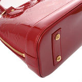 LOUIS VUITTON ルイヴィトン モノグラムヴェルニ アルマ BB ポムダムール M91606 レディース モノグラムヴェルニ ハンドバッグ ABランク 中古 銀蔵