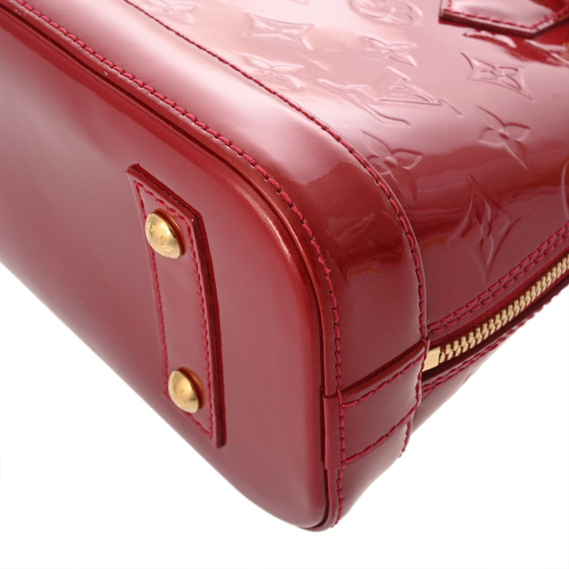 LOUIS VUITTON ルイヴィトン モノグラムヴェルニ アルマ BB ポムダムール M91606 レディース モノグラムヴェルニ ハンドバッグ ABランク 中古 銀蔵