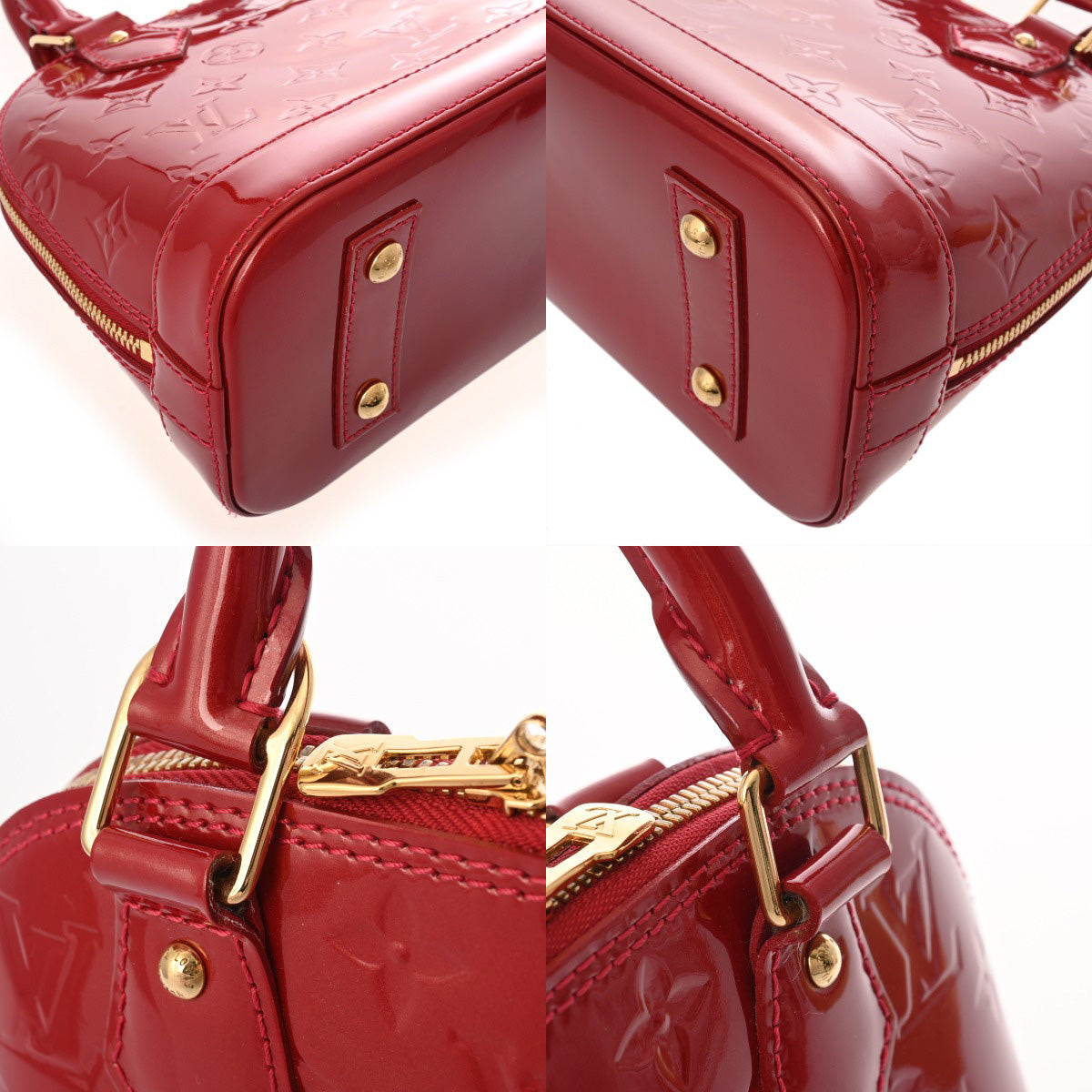 LOUIS VUITTON ルイヴィトン モノグラムヴェルニ アルマ BB 