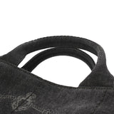 PRADA プラダ カナパ トートバッグ ブラック 1BG642 レディース デニム ハンドバッグ ABランク 中古 銀蔵