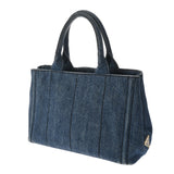 PRADA プラダ カナパ ミニ ブラック 1BG439 レディース キャンバス ハンドバッグ Bランク 中古 銀蔵