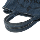 PRADA プラダ カナパ ミニ ブラック 1BG439 レディース キャンバス ハンドバッグ Bランク 中古 銀蔵