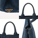 PRADA プラダ カナパ ミニ ブラック 1BG439 レディース キャンバス ハンドバッグ Bランク 中古 銀蔵