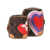 LOUIS VUITTON ルイヴィトン モノグラム モノグラムゲームオンコレクション パナムセット ブラウン M57450 レディース モノグラムキャンバス ショルダーバッグ Aランク 中古 銀蔵