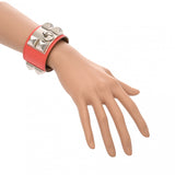 HERMES エルメス コリエドシアン GM ローズジャイプール シルバー金具 T刻印(2015年頃) ユニセックス ヴォーエプソン ブレスレット ABランク 中古 銀蔵