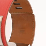 HERMES エルメス コリエドシアン GM ローズジャイプール シルバー金具 T刻印(2015年頃) ユニセックス ヴォーエプソン ブレスレット ABランク 中古 銀蔵